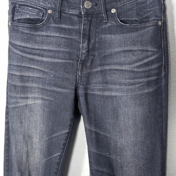 Madewell High-Riser Skinny Jeans Washed Black Size 27 Chic Minimalism - Picture 4 of 10